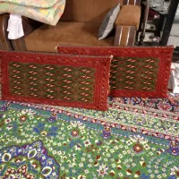 یک جفت پشتی دست بافت در حد نو ۲ ملیون|پشتی|بجنورد, |دیوار