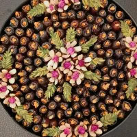 انواع حلوا ،خرما با تزیین ،شله زرد