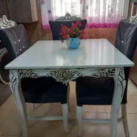 میزناهارخوری ۳نفره و بوفه چوبی