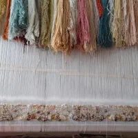 فرش دست باف نیمه کاره