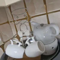 ست نوی قوری وارمردارودوفنجان بااستند