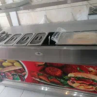 میز کار فسفود تمام استیل