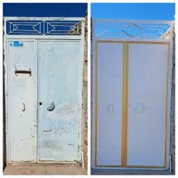 نقاشی و رنگ کاری درب و پنجره