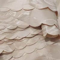پرده ساتن طرح دار