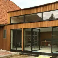 نمای چوپ ترموود|خدمات پیشه و مهارت|سنندج, |دیوار