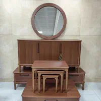 آینه کنسول.میز جلو مبلی.میز تلویزیون مدل آیسان|میز تلویزیون|یزد, |دیوار
