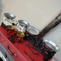 ترازو های قدیمی نیم گیلویی و 1گیلویی و 2 و 15 و20گ