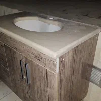 روشویی کابینتی صفحه سنگی سالم