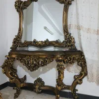 آینه کنسول سلطنتی ومیز تلویزیون بوفه