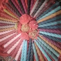 مصنوعات سنگی و شمع های زینتی|صنایع دستی و سایر لوازم تزئینی|قروه, |دیوار