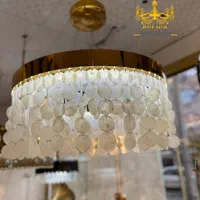 لوستر کریستال الینا مدرن 60 سانت با ریموت|لوستر و چراغ آویز|تهران, نیروی هوایی (پیروزی)|دیوار