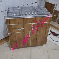 کمد چوبی با گاز صفحه‌ای|اجاق گاز و لوازم برقی پخت‌وپز|بوشهر, |دیوار