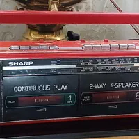 رادیوضبط شارپ اصل ژاپن|سیستم صوتی خانگی|شازند, |دیوار