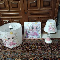 ست لوستر آباجور و ساعت کودک