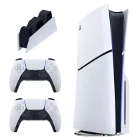 Ps5 slim دو دسته دیسک خور