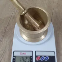 هاونگ برنجی قدیمی|کلکسیون اشیاء عتیقه|شهریار, |دیوار