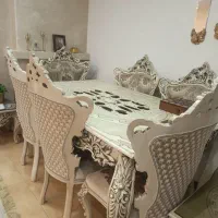 میز غذا خوری شیک برای خاص پسندان|میز و صندلی غذاخوری|شیراز, ستارخان|دیوار