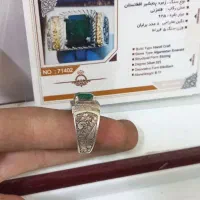 انگشتر نقره زمرد|جواهرات|زاهدان, |دیوار