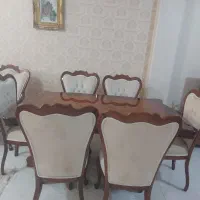 فروش فوری،مبل ۷نفره و میز ناهار خوری ۶نفره|مبلمان خانگی و میز عسلی|کرج, اتحاد|دیوار