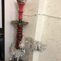 قلیان چوبی رنگ ماهگونی