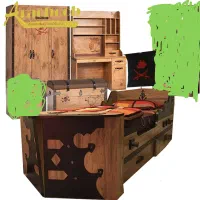 سرویس خواب کودک طرح دزدان دریایی