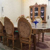 یک عدد میز ناهارخوری به همراه ۶ تا صندلی مبلی|میز و صندلی غذاخوری|اراک, |دیوار