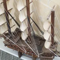 کشتی چوبی .دستساز