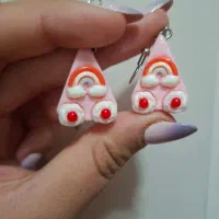 گوشواره رنگینکمون بستنی