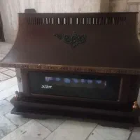 بخاری طرح شومینه برفاب در حد نو