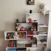 کتابخانه و بوفه طرح پله|کتابخانه، شلف، قفسه‌های دیواری|شیراز, تندگویان|دیوار