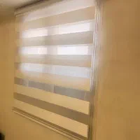 پرده زبرا کاملا سالم در حد نو