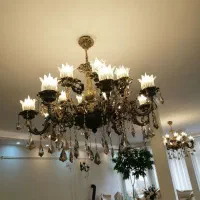 لوستر۱۶ شعله با تمام لوازم رایگان