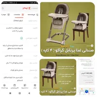 صندلی غذا گراکو|تخت و صندلی بچه|مشهد, طلاب|دیوار