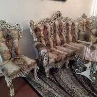 ست کامل مبل سلطنتی ۷نفره به همراه ناهارخوری ۴نفره|مبلمان خانگی و میز عسلی|تهران, مشیریه|دیوار