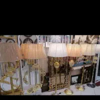 اباژور رومیزی شیری|چراغ خواب و آباژور|خرمآباد, |دیوار