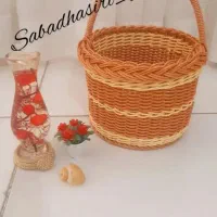 سبد دست باف با کیفت وخوشکل باهر رنگی که بخواهید|صنایع دستی و سایر لوازم تزئینی|بندر ماهشهر, |دیوار