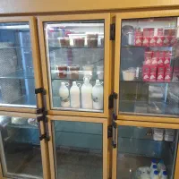 یخچال ۲متری دو رو و شیشه خم