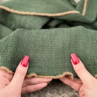 شال پلیسه دور خز پاییزه ویژه مغازه داران