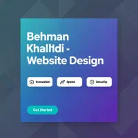 طراحی سایت با بهمن خالدی. با کیفیت و سرعت بالا