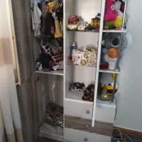 تخت وکمد بچه با تشک ابری