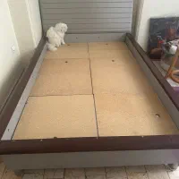 تخت 1/5 نفره به همراه تشک