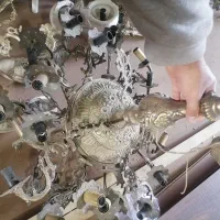 15 عدد لوستر برنزی|لوستر و چراغ آویز|تبریز, |دیوار