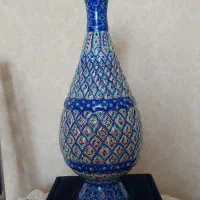 گلدان مینا کاری استاد مرتضی اسماعیلی مناسب کادو|صنایع دستی و سایر لوازم تزئینی|تهران, شهرک محلاتی|دیوار