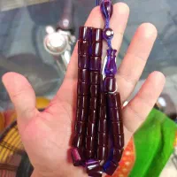 تسبیح سندلوس دوپوست بنفش استاد یوسف مصطفی زاده