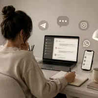 ادمین برای پیج شما هستم.  اماده همکاری