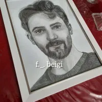 سفارش چهره سیاهقلم