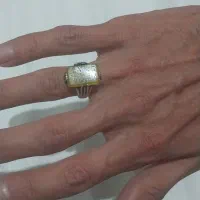 انگشتر شرف شمس قدیمی با حکاکی روی نگین