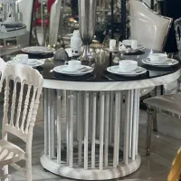 میز تالاری طلایی سیلور ابکاری/رستوران هتل