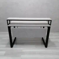 میز تحریر فلزی پایه مثلثی