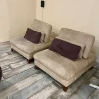 دو عدد مبل با پشتی متحرک